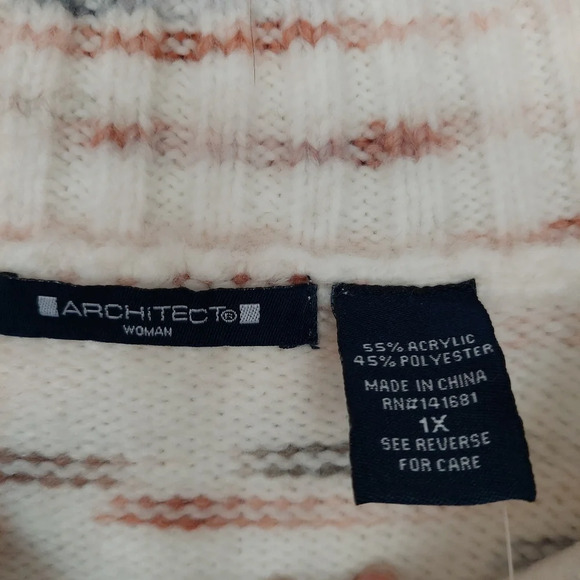 ARCHITECT Spacedye Crewneck Sweater Size 1X NWT - Picture 6 of 8